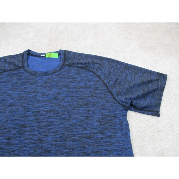 Lululemon Shirt Men Extra Large XL Blue Metal Vent Tech Athletic Short Sleeve - Picture 3 of 11